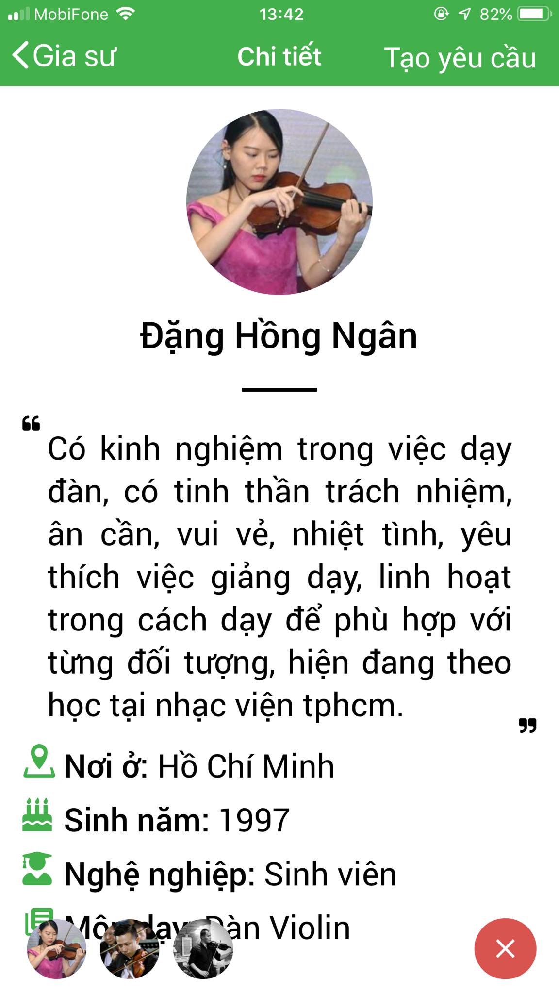 App Daykemtainha.vn Violin